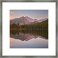 Bear Lake Sunset Reflections Framed Print