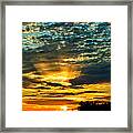 Beautiful Gulf Of Mexico Sunset Framed Print