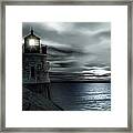 Beautiful Light In The Night Framed Print