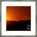Beautiful Start To The Day Framed Print