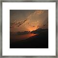 Beautiful Sunrise Of Shelapani Framed Print