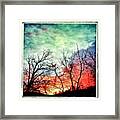 Beautiful Sunrise On The Last Day Of Framed Print