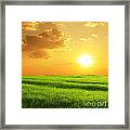 Beautiful Sunset Framed Print