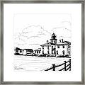 Beavertail Lighthouse Framed Print