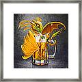 Beer Dragon Framed Print
