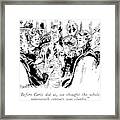 Before Carlo Framed Print