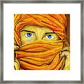 Behind The Veil Framed Print