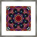 Bejewelled Mandala No 3 Framed Print