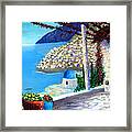 Bella Vista Di Amalfi Framed Print