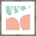 Bento 2- Abstract Shapes Art Framed Print