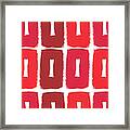 Berry Boxes- Contemporary Abstract Art Framed Print