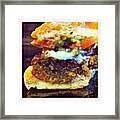 Best Falafel In #littlerock! The #curry Framed Print