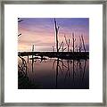 Between Two Worlds By Denise Dube Framed Print