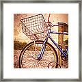 Bicycle At The Beach Framed Print