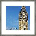 Big Ben And London Eye Framed Print