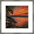 Big Moose Lake New York Framed Print