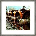 Big Wheels Framed Print