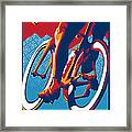 Bike Hard Framed Print