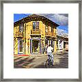 Bike Ride On A Beautiful Afternoon In Chiapas Framed Print