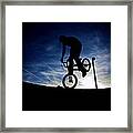 Bike Silhouette Framed Print