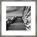 The Dark At The Top Of The Stairs  Asheville Nc Framed Print