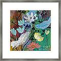 Birds And Berries Framed Print
