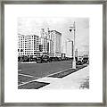 Biscayne Bouleveard In Miami Framed Print