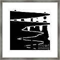 Black And White Abstract 3 Framed Print