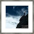 Black Cliff Framed Print