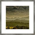 Black Hills Layers Framed Print