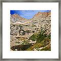 Black Lake Framed Print