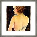 Black Oxen, Corinne Griffith On Poster Framed Print