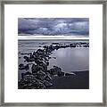 Big Island - Black Sand Beach Framed Print