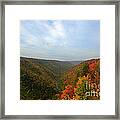 Blackwater Gorge In Fall Framed Print