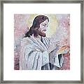 Blessing Of The Bread Framed Print