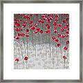 Blood Swept Lands And Seas Of Red Framed Print