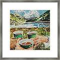 Bloody Mary Mountain Morning Framed Print
