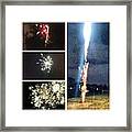 Blowing Shit Up!!! Nye Fireworks!!! Framed Print