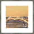 Blue Anchor Sunset Framed Print