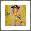 Blue Birds Framed Print