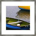 Blue Boat Framed Print