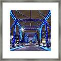 Blue Bridge Framed Print