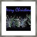 Blue Christmas Framed Print