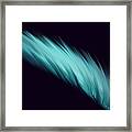 Blue Feather Framed Print