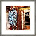 Blue Indian Framed Print