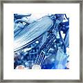 Blue Mood Of Orchids Framed Print