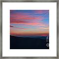 Blue Ridge Mountain Sunrise Framed Print