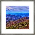 Blue Ridge Parkway Framed Print