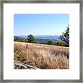 Blue Ridge View Framed Print