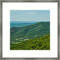 Blue Ridge Vista Framed Print